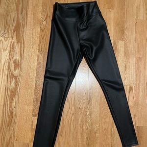 Leather leggings